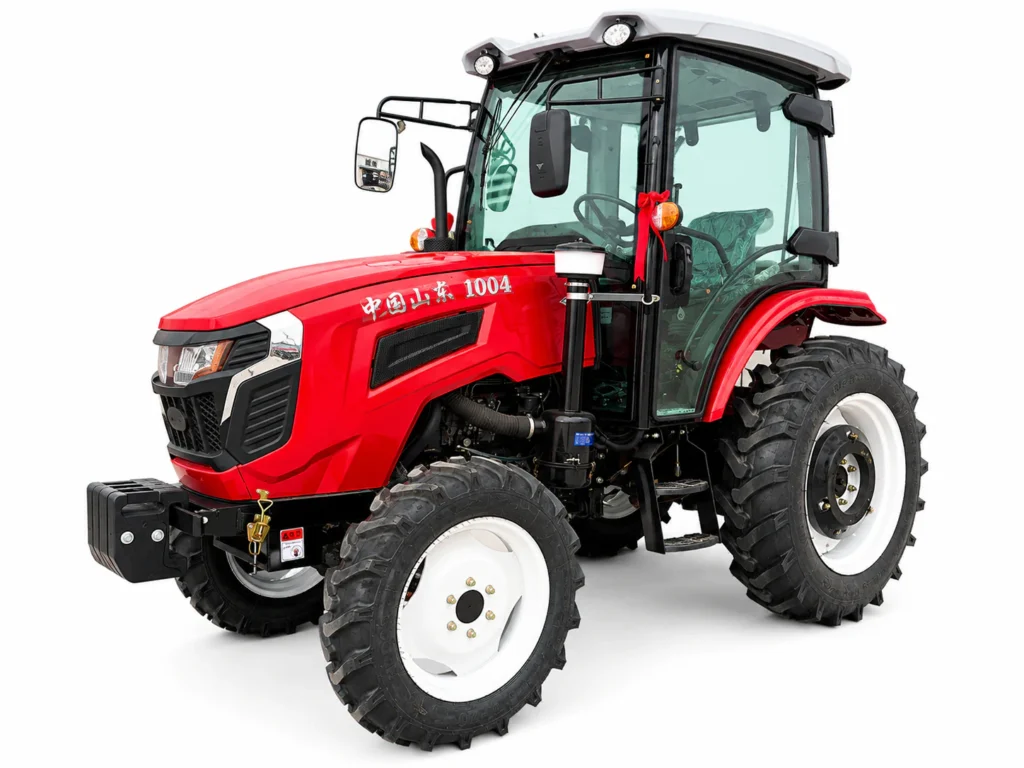 Tractor utilitario 100HP 1004 con tracción a las cuatro ruedas y cabina
