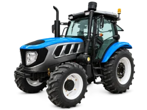blue-1604-cab-tractor-front-three-quarter-view-transparent-background