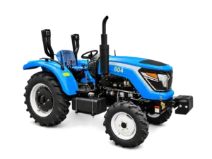 blue-504-open-station-tractor-front-three-quarter-view-transparent-background