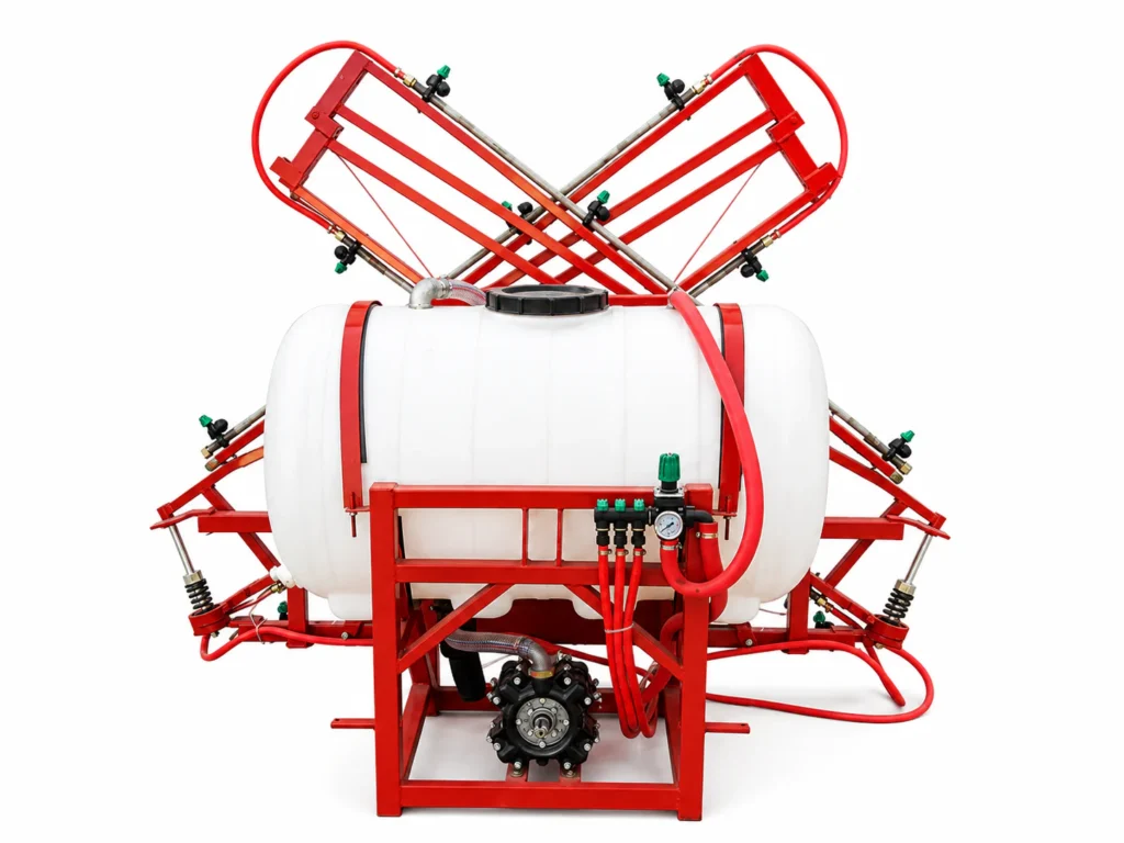 Pulverizador RF-BS con barra plegable montado en tractor