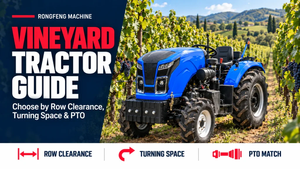 How to Choose a Vineyard Tractor for Narrow Rows